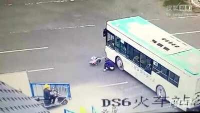 Whoever drives the bus and whoever made the brakes needs a raise