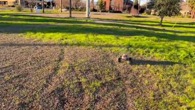 20+ year gap in RC technology! Vintage Nitro Stampede alongside a heavily modified Sledge!