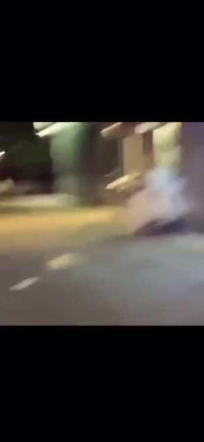 Blowing up homeless people and stuff with fireworks to be 