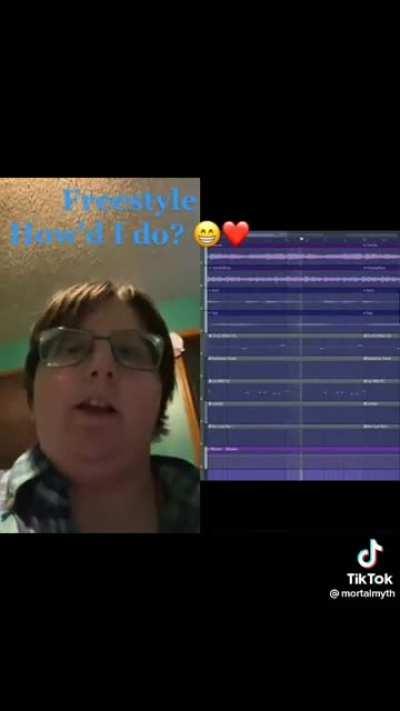 two teeth and no where near on beat