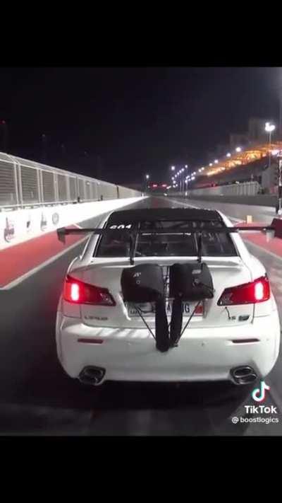 A little too much gas