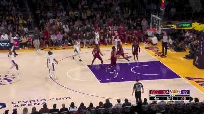 [Highlight] Lebron drills a deep 3.