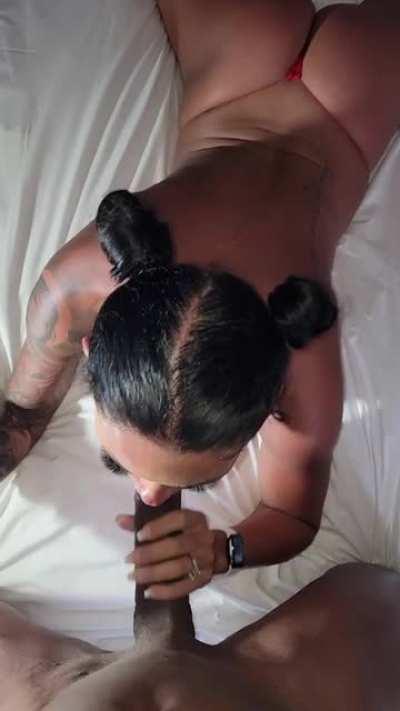 Look at it , I had to go back to his room and suck it.