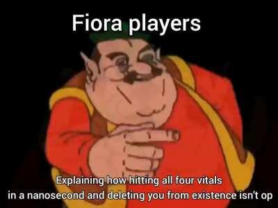 Yeah she is definitely not op