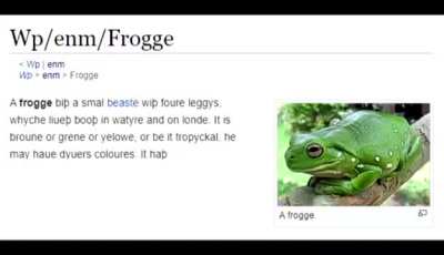 a frogge bith a smal bease with foure leggys, whyche liueth booth in watyre and on londe