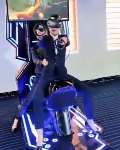 NFC - I don’t this she’s in it for the VR experience