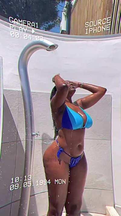 shall we all join her in the shower?