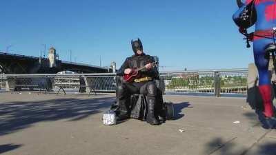 SURPIRISE HERE'S COMES THE SPIDER-MAN