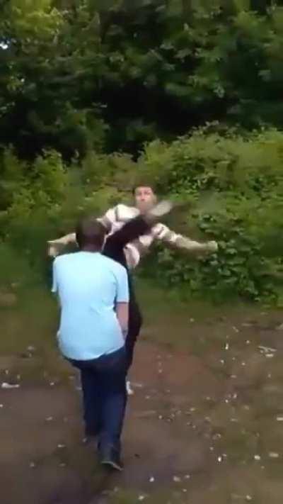 That bottle can bounce!