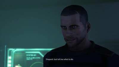 If Shepard could romance Wrex (fan-made animation; mildly NSFW)