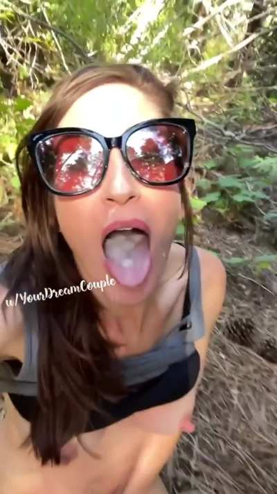 Worked up an appetite on our hike