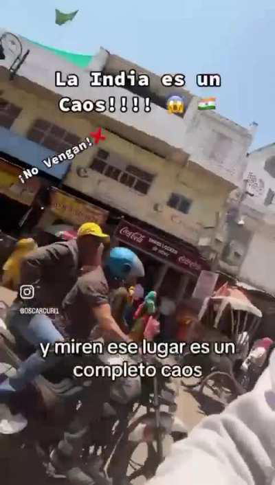 Latino guy from Peru goes to India and he says it's the biggest sh*thole he's ever seen