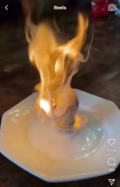 How to cook an egg yolk