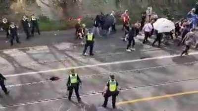 Don't these unvaxxed Australian heathens understand that the Aussie government just want what's best for them (25 booster jabs) Why are they not coming quietly?