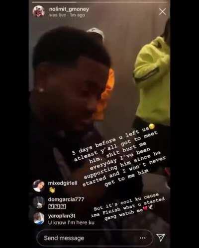 Juice’s last instagram live snippet