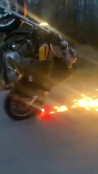 Nailed that front flip