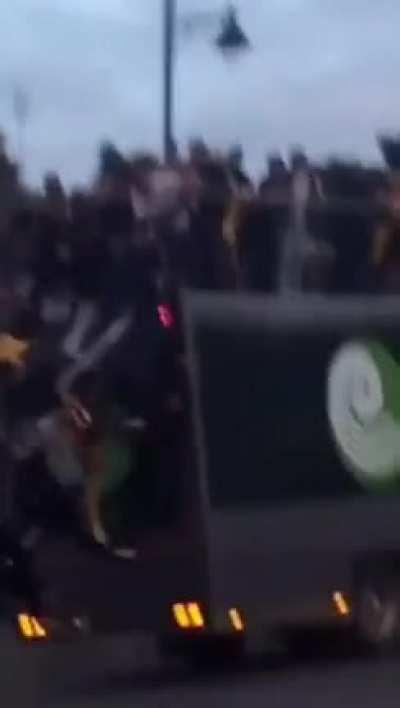 Party Bus... What goes up, must come down.