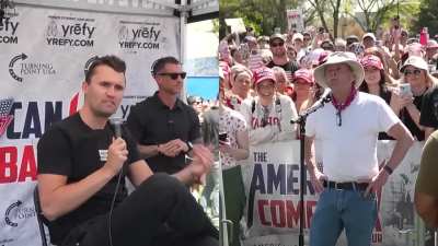 This is who the left wants you to think was a violent extremist. Rest in peace, Charlie.