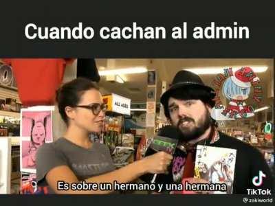 El admin cuando va a comprar