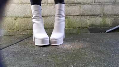 Sexy platform ankle boots 