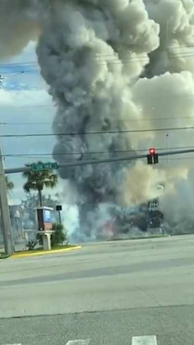 Vehicle drove into Phantom Fireworks (Melbourne, Florida)