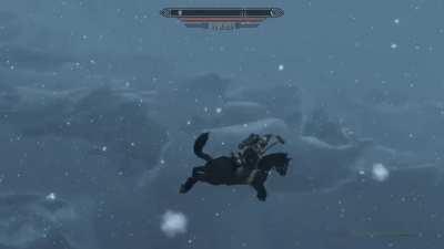 Normal skyrim gameplay