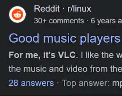 for me it's vlc