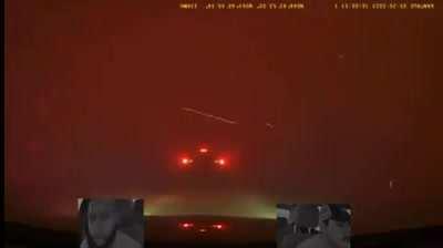 Driving through wildfire in Canada