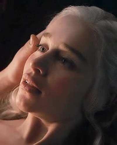 Emilia Clarke looking at you after cumming inside her