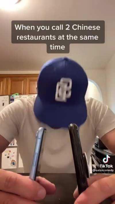 to take a Chinese food order