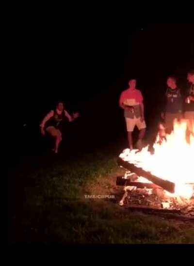 Fire jumping