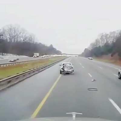 WCGW with being a cunt on the highway