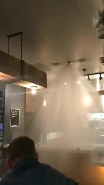 Too close to the sprinklers