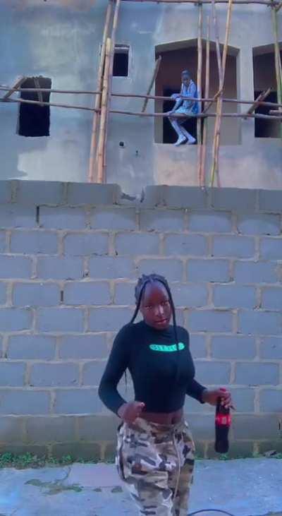 The boy that left home to feed his family is now feed his eyes😂😂