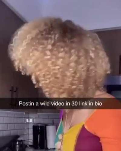 $100 says she's not posting nothing wild on her OF ☠