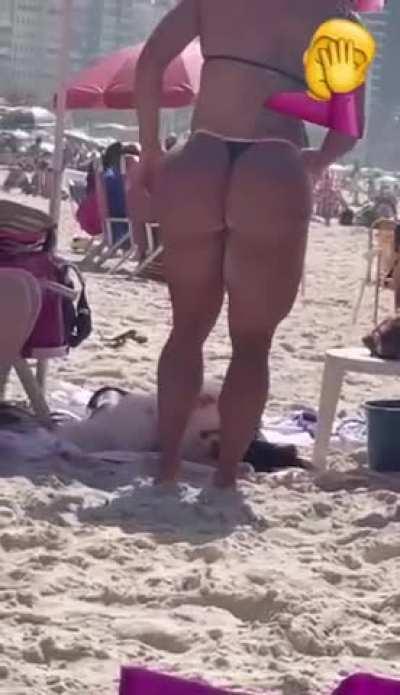 Beach Big Ass Bikini Ebony Fake Ass