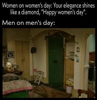 Are we blind?! deploy the the men's day wishes!