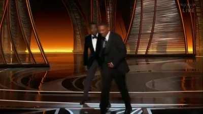 Will Smith Slaps Chris Rock.