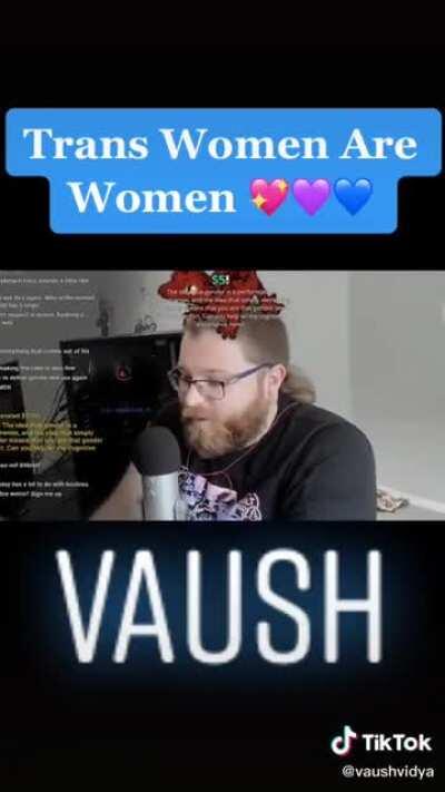 This dude absolutely wrecking the transphobe