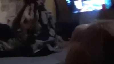 Poor cuck starts crying in regret after his girl gets pounded by bbc. It was too much for him and he couldn’t handle it. Click redgifs link for audio.