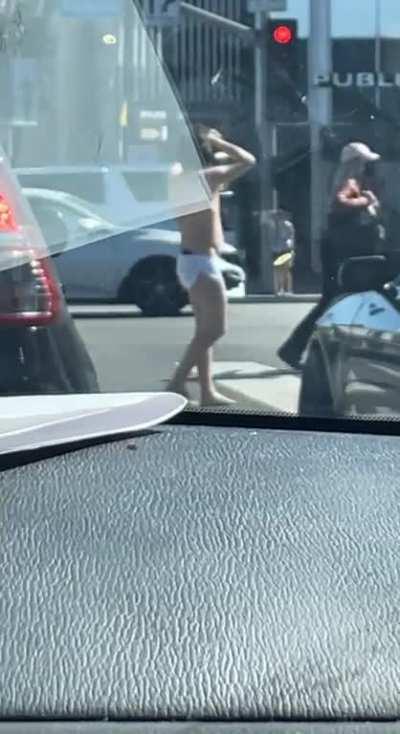 Dark out in Los Angeles