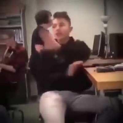 Kid couldn’t believe his own strength