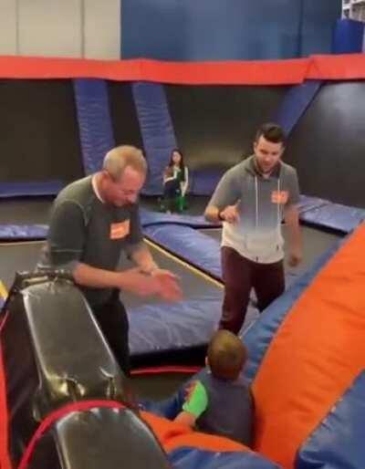 This is how Peter Pan learn how to fly