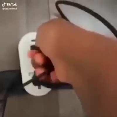 He can't pay the electric bill