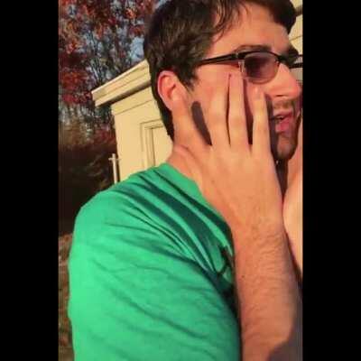 Pedophile that looks like a fat Daniel Radcliffe gets confronted.