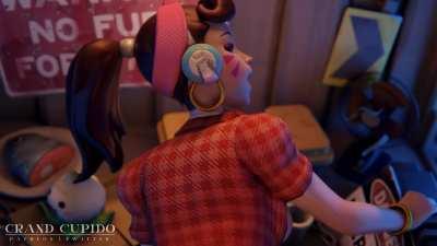 Dva Close Sex in Garage [Overwatch] (Grand Cupido)