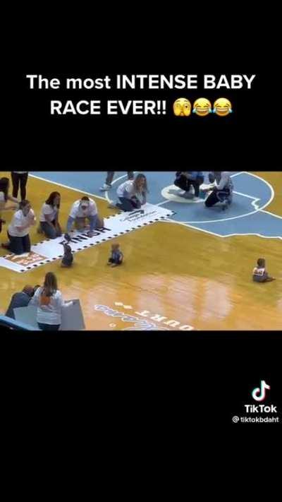 Silly babies, don’t even know they’re racing