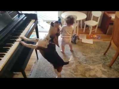 Nobody has ever had as much fun at a party as these two are having at this party