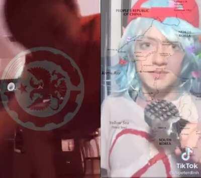 Fellow Comrade fights filthy k****n 