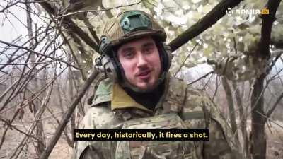 A Brief review of a Ukrainian artillery position that uses a British-supplied L119 light towed howitzer.